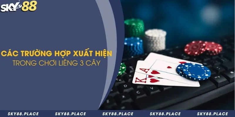 Chia sẻ cách chơi liêng 3 cây đẳng cấp từ A đến Z 2 Các trường hợp xuất hiện trong chơi liêng 3 cây